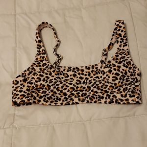 Like new cheetah bathing suit top